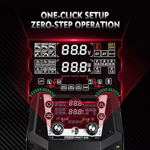 Saldatrice Digitale Intelligente Multifunzione 6-in-1 LEVIN PMCT-205 MIG MAG a Impulso Singolo, MMA, TIG HF, Taglio Plasma 200A Certificata CE - Product Image 4