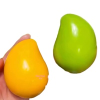 Jouet Squishy Mangue Changeant de Couleur, Bloc de Construction Rempli, Balle Anti-Stress ASMR, Cadeau Sensoriel, En Stock, Vente en Gros