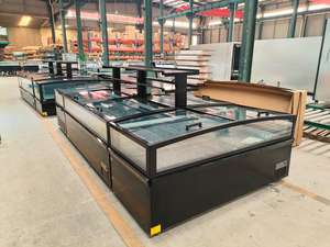 Petite fenêtre, porte en verre push-up, éclairage LED, <span class=keywords><strong>réfrigérant</strong></span> R290, crème glacée de grande capacité, congélateur à îlot combiné - Product Image 6