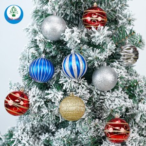 Bolas de Navidad de plástico impermeables únicas de alta calidad bola decorativa interior reutilizable calidad garantizada para Navidad - Product Image 2
