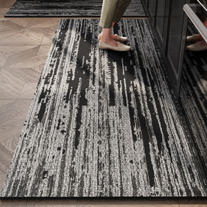 Tapis de cuisine Cangming en terre de diatomée, lavable, antidérapant, pour cuisine commerciale, motif géométrique abstrait - Product Image 3