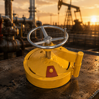 Escotille à ouverture rapide verticale, avec verrouillage manuel pour réservoirs pétrochimiques