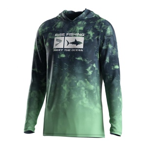 Camisas de Pesca con Capucha UPF 50+, Duraderas y Transpirables, de Manga Larga - Product Image 1