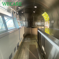 Wecare Mobile Small Foodtruck Eu Street Vendor Food Cart Mobile Kitchen Fast Food Trailer Pizza Oven Ice Cream Food Van Truck