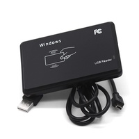 Lector de Tarjetas RFID Inteligente DFD, 125KHz 13.56MHz, Lector de Tarjetas de Identificación IC de Doble Frecuencia, Control de Acceso, Programador de Cifrado, Lectores NFC con Interfaz USB