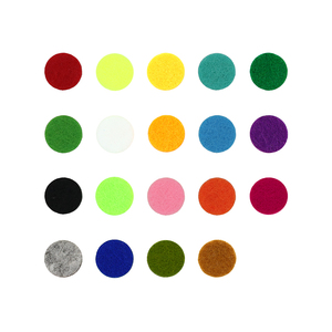 100 cái/lốc đầy màu sắc hợp thời trang hương liệu cảm thấy miếng 9mm phù hợp cho 12mm tinh dầu khuếch tán mề đay nổi mề đay màu ngẫu nhiên - Product Image 2