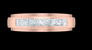 Anillo de Compromiso y Boda de Lujo para Mujer, con Diamante CVD Cultivado en Laboratorio, Corte Brillante, Biselado, Chapado en Oro sobre Plata de Ley, Estilo Vintage - Product Image 3