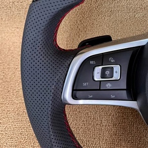 Volant de voiture en fibre de carbone personnalisé pour <span class=keywords><strong>Volkswagen</strong></span> Bora Sagitar Magotan Golf 6 Golf 7 Lingdu Tanyue Tange GTI MK7 - Product Image 2