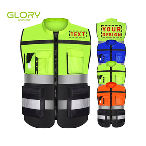 Bán Buôn Biểu Tượng Tùy Chỉnh Công Nghiệp An Ninh Xây Dựng Làm Việc An Toàn <span class=keywords><strong>Vest</strong></span> Phản Quang Tầm nhìn Cao Phản Xạ <span class=keywords><strong>Vest</strong></span> Với Túi - Product Image 1