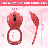 APP-gesteuerter Kabelloser Vibrator für Damen, Sexy Unterwäsche, USB-Aufladbar, Unsichtbarer Tragbarer Vibrator