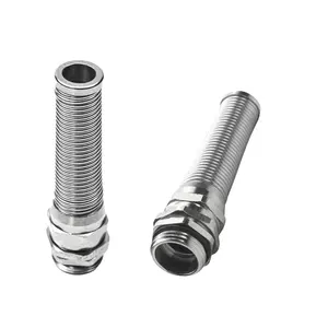 Flexible Cable Gland Stainless Steel IP68 Waterproof PG7 Spiral Flex Protecting Cable Gland Wholesale Price