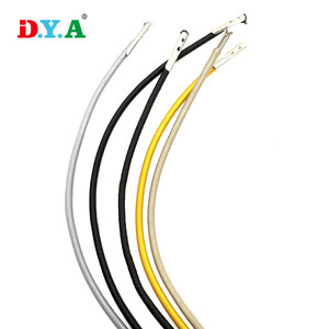 Tùy chỉnh màu 1.5mm 2mm 2.5mm màu gai dây đàn hồi dây với kim loại <span class=keywords><strong>barb</strong></span> kết thúc - Product Image 3