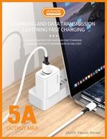 Cable de Datos USB a Tipo C de Carga Rápida, Flexible y Resistente a la Flexión, de Silicona, para Teléfonos Inteligentes, Marca JOKADE, para Pedidos al por Mayor