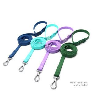 Ingrosso Logo personalizzato colori PVC collare per cani guinzaglio piombo impermeabile mani libere guinzaglio cane - Product Image 2