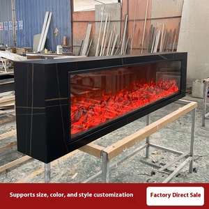 BOWEIYA hogar personalizable 3D simulación fuego chimenea decorativa sala de estar TV gabinete con humidificador integrado - Product Image 4