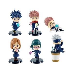 6 UNIDS/SET Manga Estatuilla Estatuas Jujutsu Kaisen Itadori Yuji Geto Suguru Ocio Tiempo libre <span class=keywords><strong>Ver</strong></span>. Figura PVC Anime Figura Juguetes - Product Image 6
