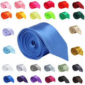 Fashion 5CM <b>Skinny</b> Slim Narrow <b>Ties</b> for man Solid Color <b>Black</b> Red Blue Patterns Necktie For mens Neck <b>Tie</b> Neckwear - Product Image 4