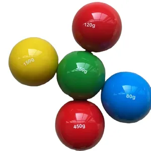 कस्टम लोगो मुद्रित नरम पीवीसी रेत से भरा प्रशिक्षण वजन बॉल हैंड स्लैम बॉल