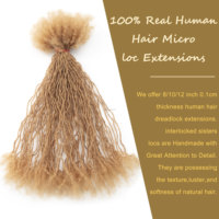 27 #   Extensions de cheveux dreadlocks bouclées blondes interlockées de 12 pouces (0,1 cm) faites à la main – Vente en gros Anna Factory