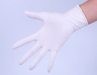 Gants d'examen jetables en latex naturel bleus antidérapants et imperméables pour écran, personnalisables – Offre Spéciale