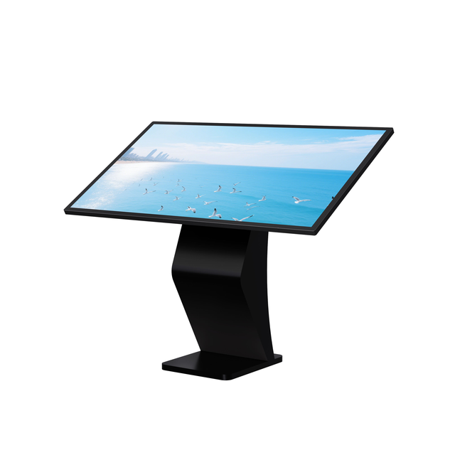Interactive Touch Screen Kiosk 55 Inch LCD Display with IR Touch Floor-Standing Indoor Digital Signage