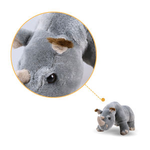 لعبة الكركدن الكرتونية الجميلة القطيفة جيلي القط محشوة الحيوانات لينة ولطيفة الكرتون الكركدن محشوة ألعاب الحيوانات - Product Image 4