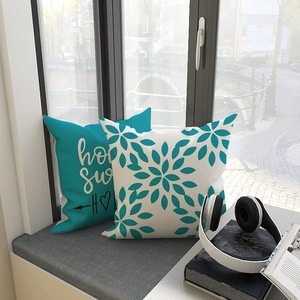 Housse <span class=keywords><strong>de</strong></span> coussin style bohème Home Sweet Home, plusieurs options <span class=keywords><strong>de</strong></span> couleurs, 100% polyester, <span class=keywords><strong>pour</strong></span> <span class=keywords><strong>canapé</strong></span> <span class=keywords><strong>de</strong></span> ferme, hôtel - Product Image 2