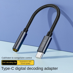 Hợp Kim Kỹ Thuật Số Phiên Bản Loại C Để 3.5Mm Chuyển Đổi C Cổng Để <span class=keywords><strong>3.5</strong></span> Âm Thanh Bộ Chuyển Đổi Cáp Loại C <span class=keywords><strong>Adapter</strong></span> Điện Thoại Android Jack Cáp Âm Thanh - Product Image 3
