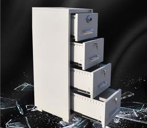 Tủ Hồ Sơ Chống Cháy <span class=keywords><strong>2</strong></span> Giờ Bằng Thép 4 Ngăn Kéo Tủ Hồ Sơ Bằng Thép Thẳng Đứng - Product Image 2