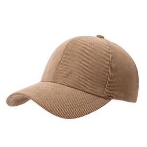 New Autumn Winter Oxford Corduroy Leopard Dobby Dot Embroidery Sporty Warm Baseball Cap for Unisex Adults-Custom Outdoor Casual - Product Image 2