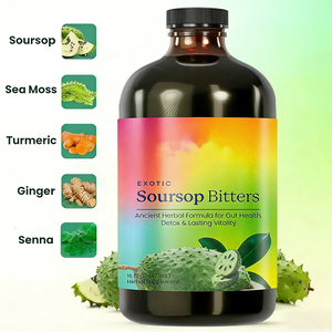 Líquido de extracto de guanábana de marca privada al por mayor 16oz - Fórmula herbal ancestral, apoya el bienestar intestinal, la desintoxicación y la vitalidad duradera - Product Image 3