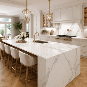 Losa de piedra sinterizada con aspecto de mármol andino, baldosa de porcelana pulida con aspecto de mármol, 1600 x 3200 x 12 mm para pared - Product Image 2