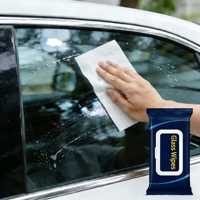 Paños de Limpieza de Vidrio Desechables, Sin Pelusas, Extra Suaves, de Secado Rápido, Sin Rayas, con Certificación CE, para Detallado de Automóviles, Ventanas, Espejos y Vidrio