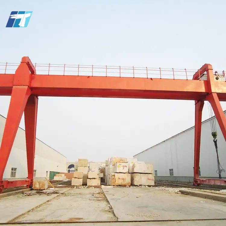 Accept Customization Warehouse Outdoors Factory Direct Sales Single Double Girder Rail Mounted Full Gantry Portal Goliath Crane