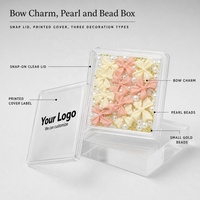 Breloques pour ongles en strass CY, perles mélangées, perles dorées, boîte de rangement transparente, artisanat DIY, vente en gros, OEM, ODM