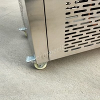 Machine à fabriquer des glaces en acier inoxydable à 2 moules avec réservoir de dégivrage intégré, équipement commercial pour la fabrication de glaces