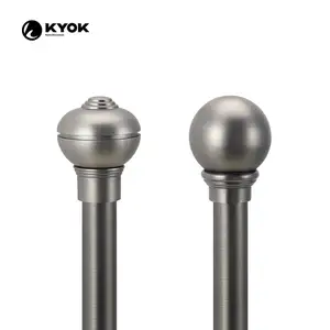 KYOK OEM Simple table Shaped Black curtain poles tracks accessories for home or hotel