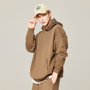 Hoodies Chất Lượng Cao Biểu Tượng Tùy Chỉnh Chất Lượng Cao Quá Khổ Terry Trùm đầu Áo Cổ Điển Nhiều Màu Người Đàn Ông Của Hoodies & Áo Nỉ - Product Image 3