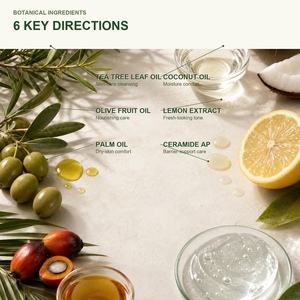 <span class=keywords><strong>Savon</strong></span> Solide à l'Huile d'Arbre à Thé et Céramide de Coco Nettoyant et Nourrissant en Profondeur pour Adultes, Utilisation Corporelle, Tous Types de Peau, Vente en Gros - Product Image 3