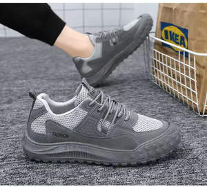 รองเท้าวิ่งลำลองสีน้ำตาลคุณภาพสูงสำหรับผู้ชายปี 2026 รองเท้าเดินแบบผูกเชือกพื้นเรียบกันลื่นสำหรับฤดูใบไม้ผลิ ระบายอากาศได้ดี แฟชั่นทันสมัย - Product Image 6