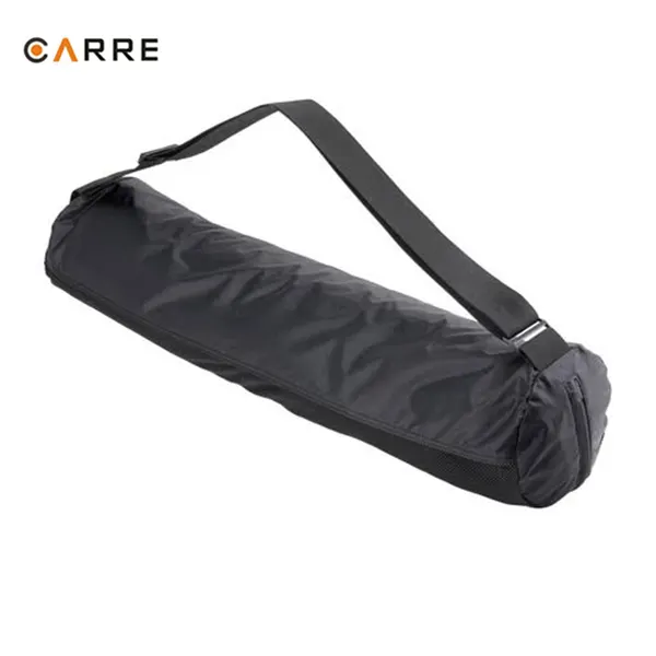 Professional Black Waterproof Nylon Yoga Mat Carry Bag with Customized Logo