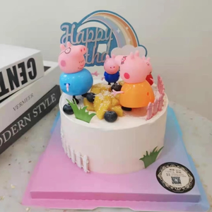 Boîte de <span class=keywords><strong>transport</strong></span> pour <span class=keywords><strong>gâteau</strong></span> <span class=keywords><strong>transparente</strong></span> en PET, dégradé arc-en-ciel, cadeau pour la fête des mères, 6 à 12 pouces - Product Image 5