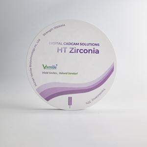 Premium keramische zirkoniumblokken voor tandheelkundige implantaat abutments - machinale bewerking compatibel, meerlaags, gekleurd, 10-25 mm dik - Product Image 3