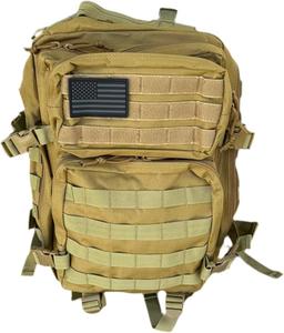 Sac à dos tactique en denim 40L, fermeture éclair Molle 900D/1000D, polyester, équipement de survie, randonnée, camping, voyage, 3 jours - Product Image 5