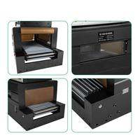 Machine d'emballage rétractable à double chauffage à chaîne 4020 avec grand boîtier de commande électrique pour emballage de film PVC PP POF
