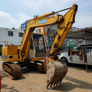 Excavatrice sur chenilles Kato HD250 d'occasion de bonne qualité, marque japonaise, en excellent état, à prix réduit, moteur/pompe/PLC - Product Image 1