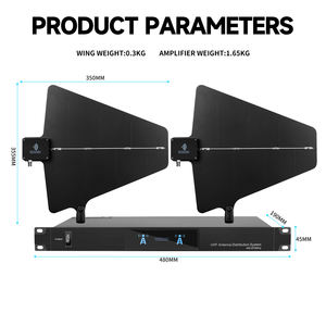 Nouveau système de distribution de signal pour microphone sans fil W ANT8, amplificateur d'antenne pour microphone - Product Image 4
