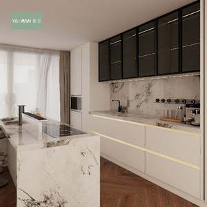 Armoire de cuisine autoportante YAMAN avec double porte battante, accessoires de cuisine DTC - Product Image 1