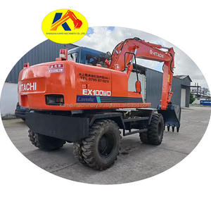 Mini pelleteuse hydraulique sur chenilles Hitachi EX100WD 10 tonnes Isuzu Engine Sale ZX60 EX60 ZX55 ZX70 Pelleteuse de taille moyenne - Product Image 1