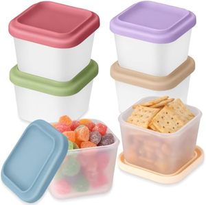 Nueva tendencia de fábrica, venta al por mayor, caja de almacenamiento sellada de grado alimenticio, fiambrera, contenedores de comida de silicona para aperitivos de bebé con tapa para viajar a casa - Product Image 1